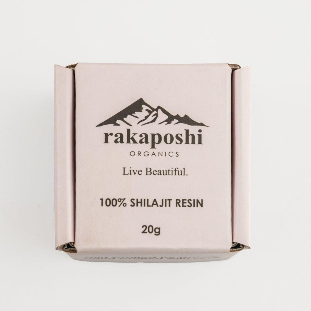 Rakaposhi Organics' premium Himalayan Shilajit Resin ultra potent and highly effective, in durable sustainable packaging