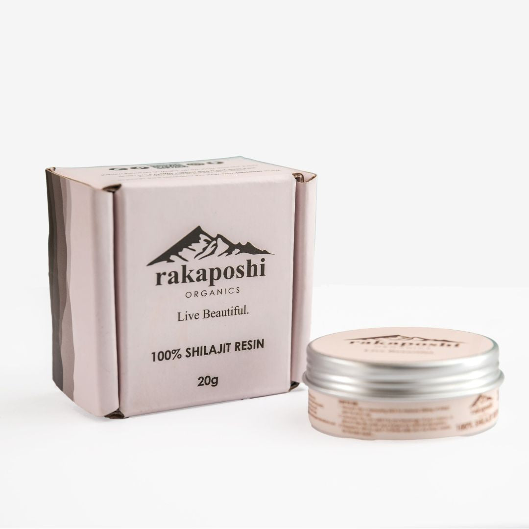 Rakaposhi Organics pure and ultra potent, premium Himalayan shilajit for your wellness