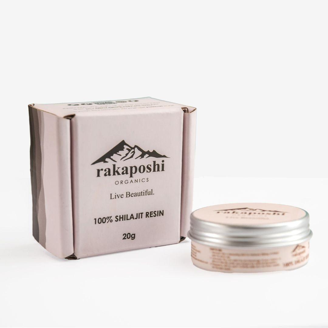 Rakaposhi Organics pure and ultra potent, premium Himalayan shilajit for your wellness