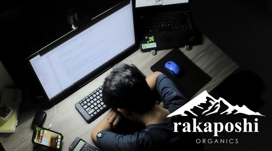 Person overcoming fatigue with natural energy